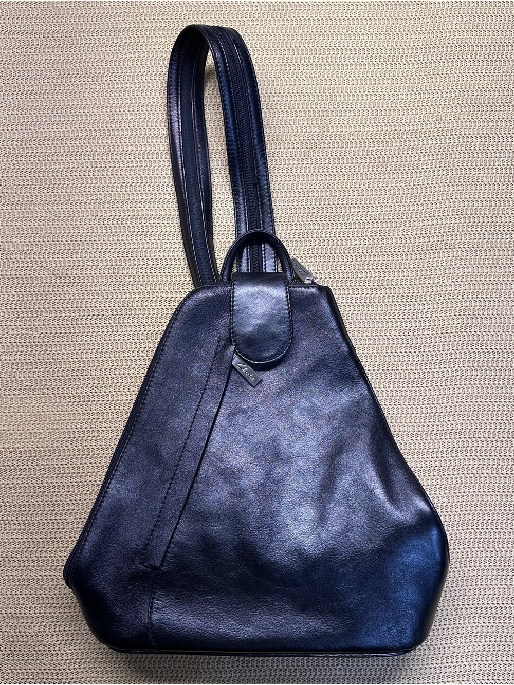 Clarks Light Blue Interior Tote with Organized Pockets